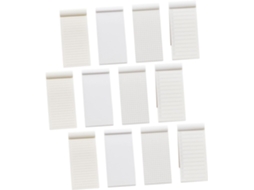Mini Bloco De Notas Em Papel Kraft Caqui Lote De 12 De Poche Como Présent D'anniversaire Portátil E Funcional