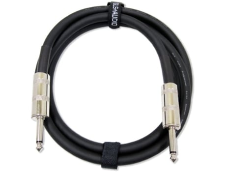 Cabo De Coluna 6,35 Mm Para 6,35 Mm 12 Awg, Cabo De Coluna Para Baixo E Amplificadores Preto, 1,8 M Beeworks