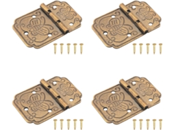 Conjunto De 4 Dobradiças Quadradas Em Formato Borboleta Com
