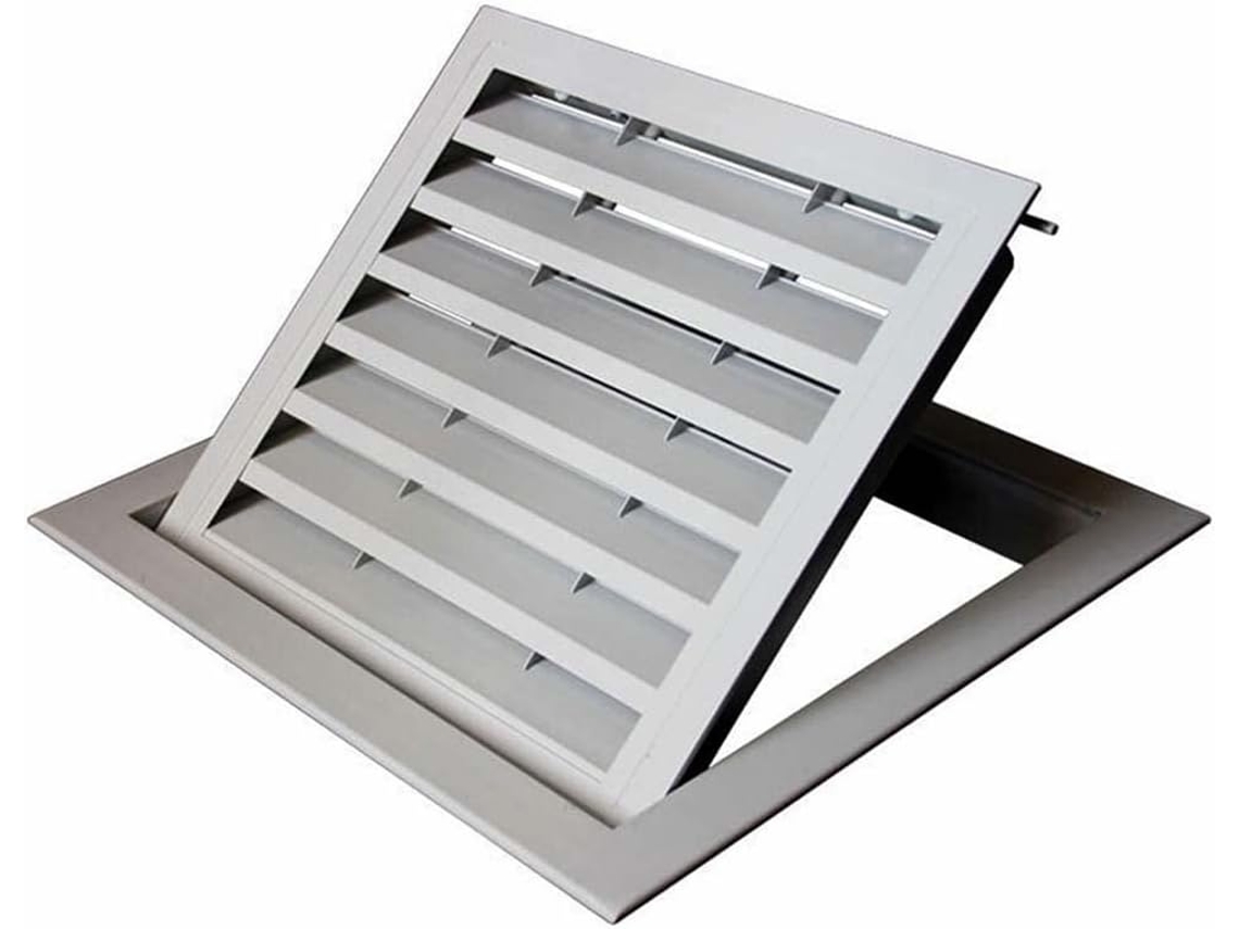 Grelhas de ventilação quadradas em liga de alumínio Westux, à prova de chuva, para coifas de ar condicionado