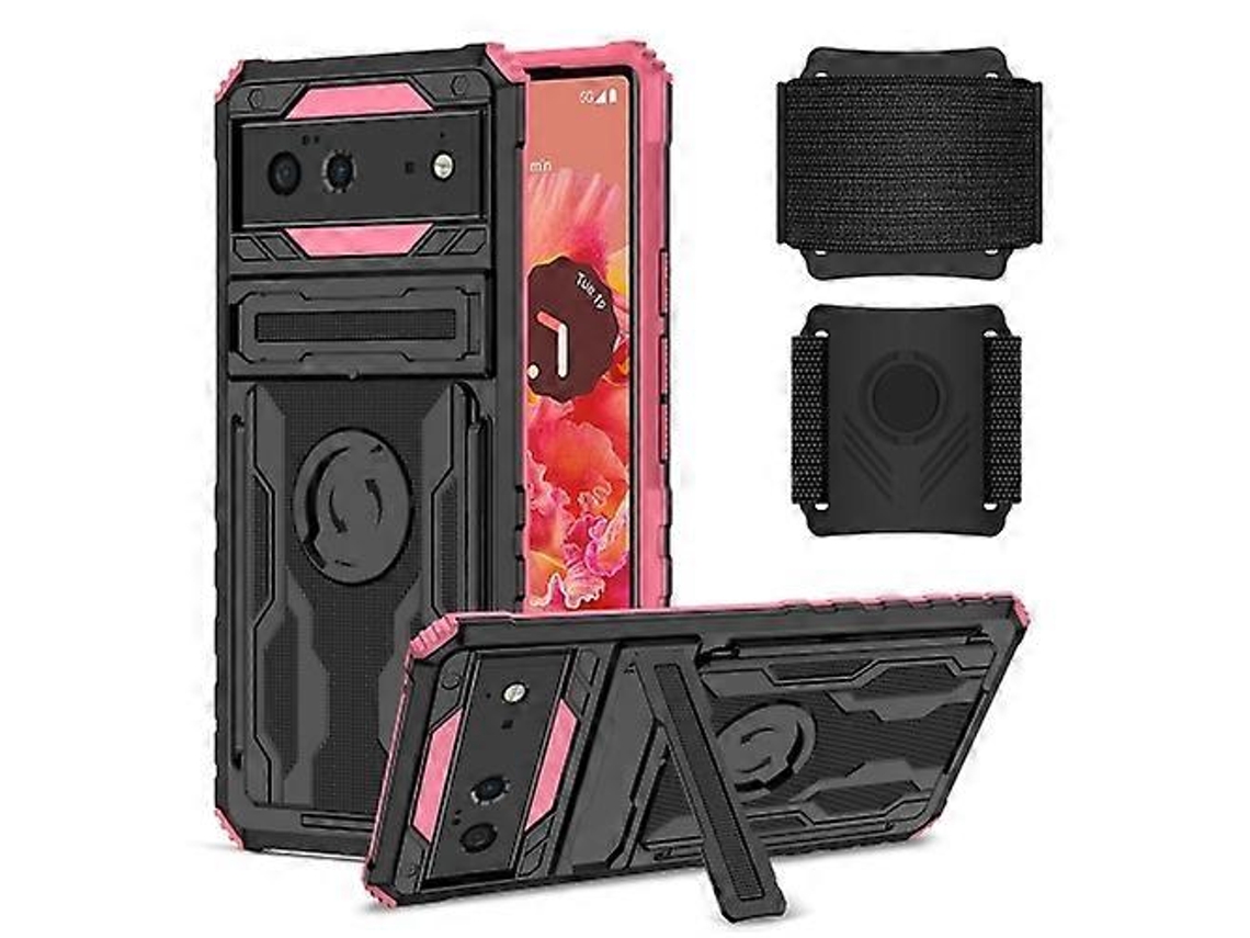 Capa De Celular Com Pulseira Armor Para Google Pixel 6