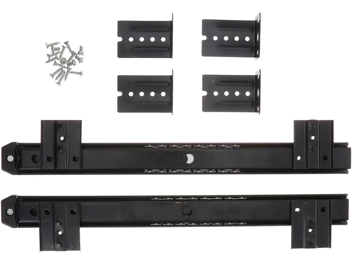 Trilhos Deslizantes De Aço Solustre Para Teclado E Gavetas, Com Capacidade De Carga 10kg 22lb, Para Armários E Móveis