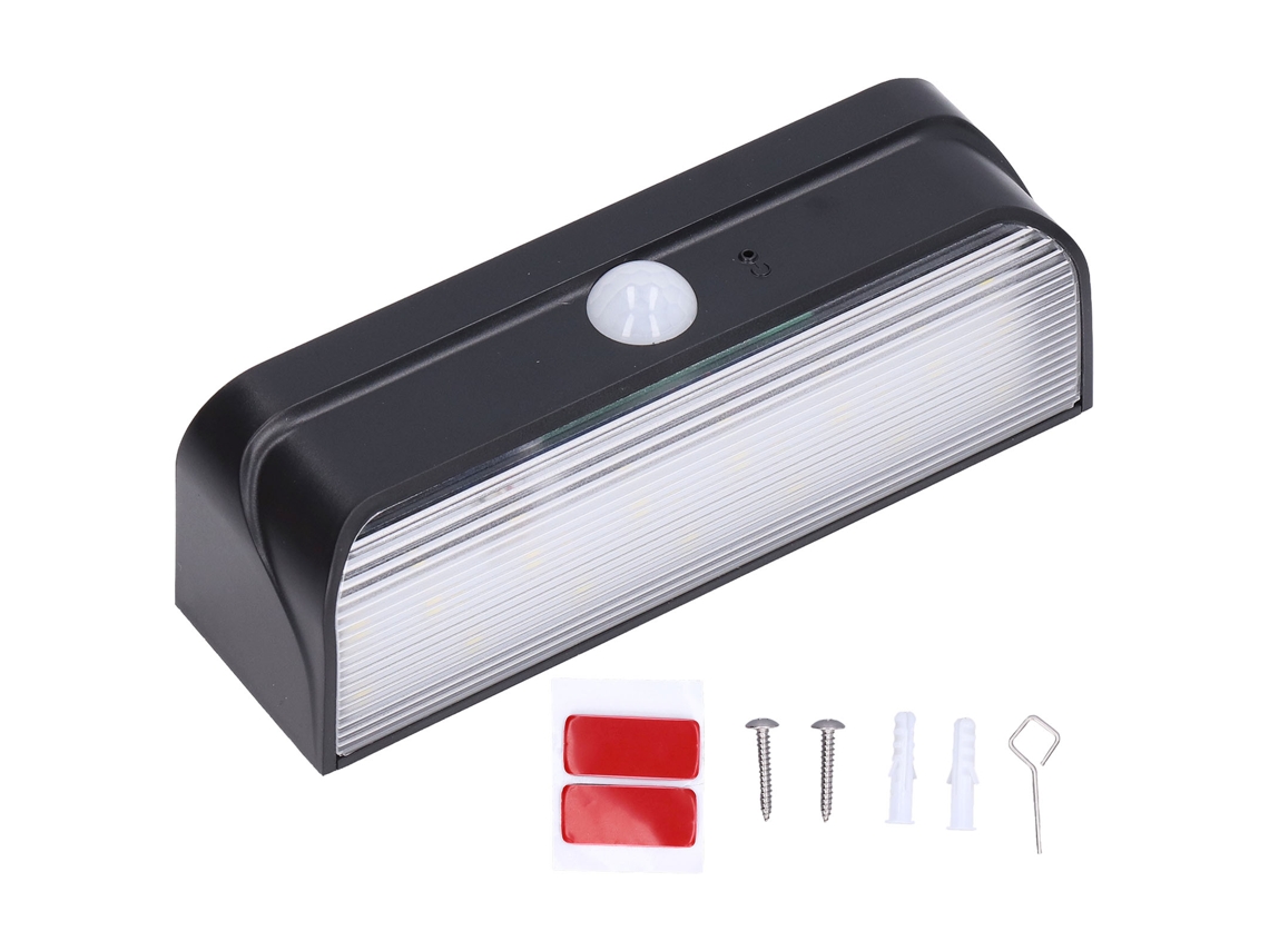Farol de Parede LED Sensor Solar IP65 Econômico | S/MARCA