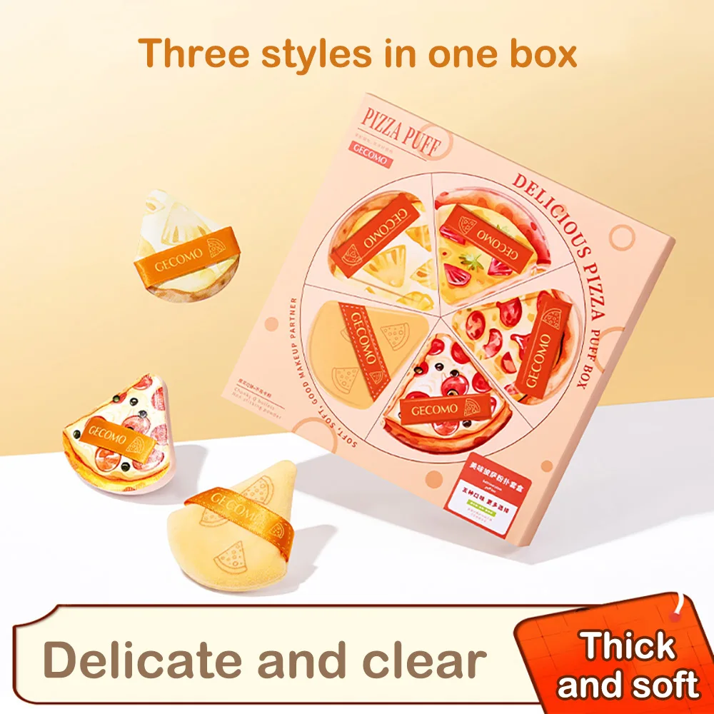 Bolinhos De Pizza, Macios E Suaves Para A Pele, Podem Ser Usados Secos Ou Molhados.