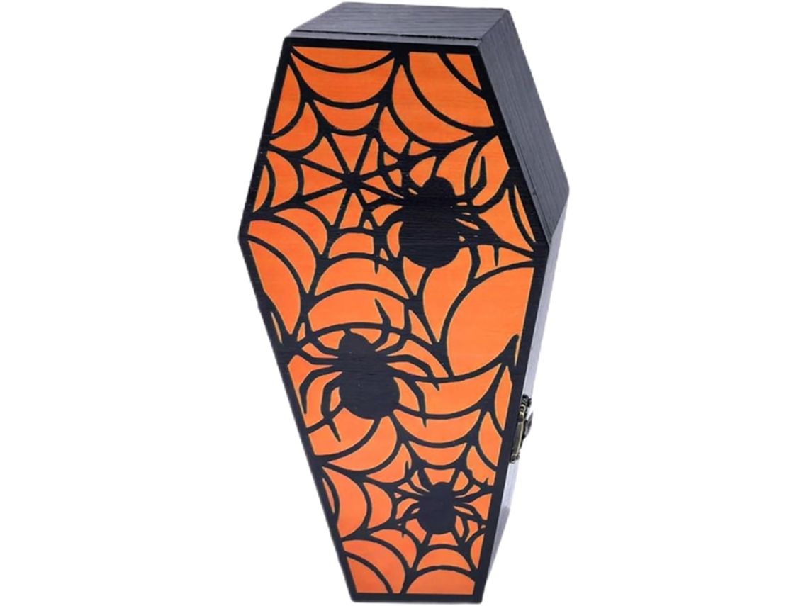 Caixão De Halloween - Recipiente Decorativo Assustador Para Alimentos |