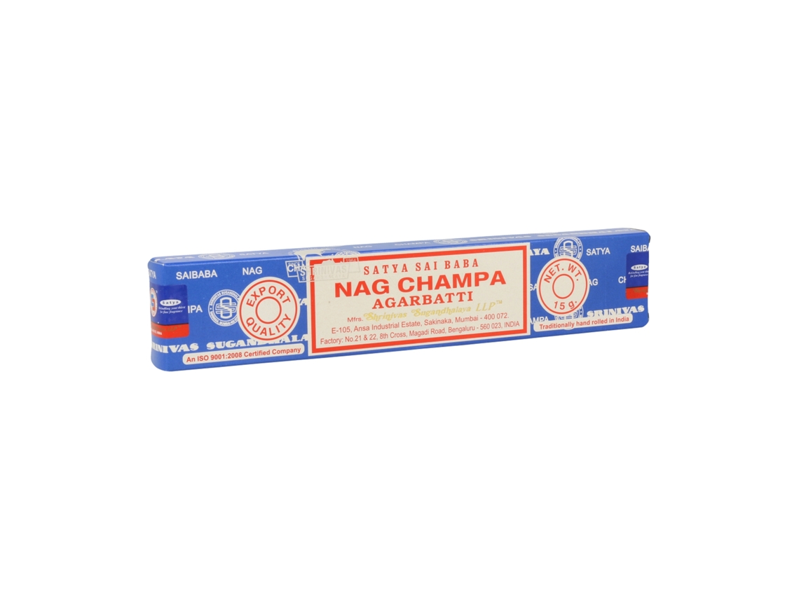 SAC Incenso Nag Champa Original Azul 15 G
