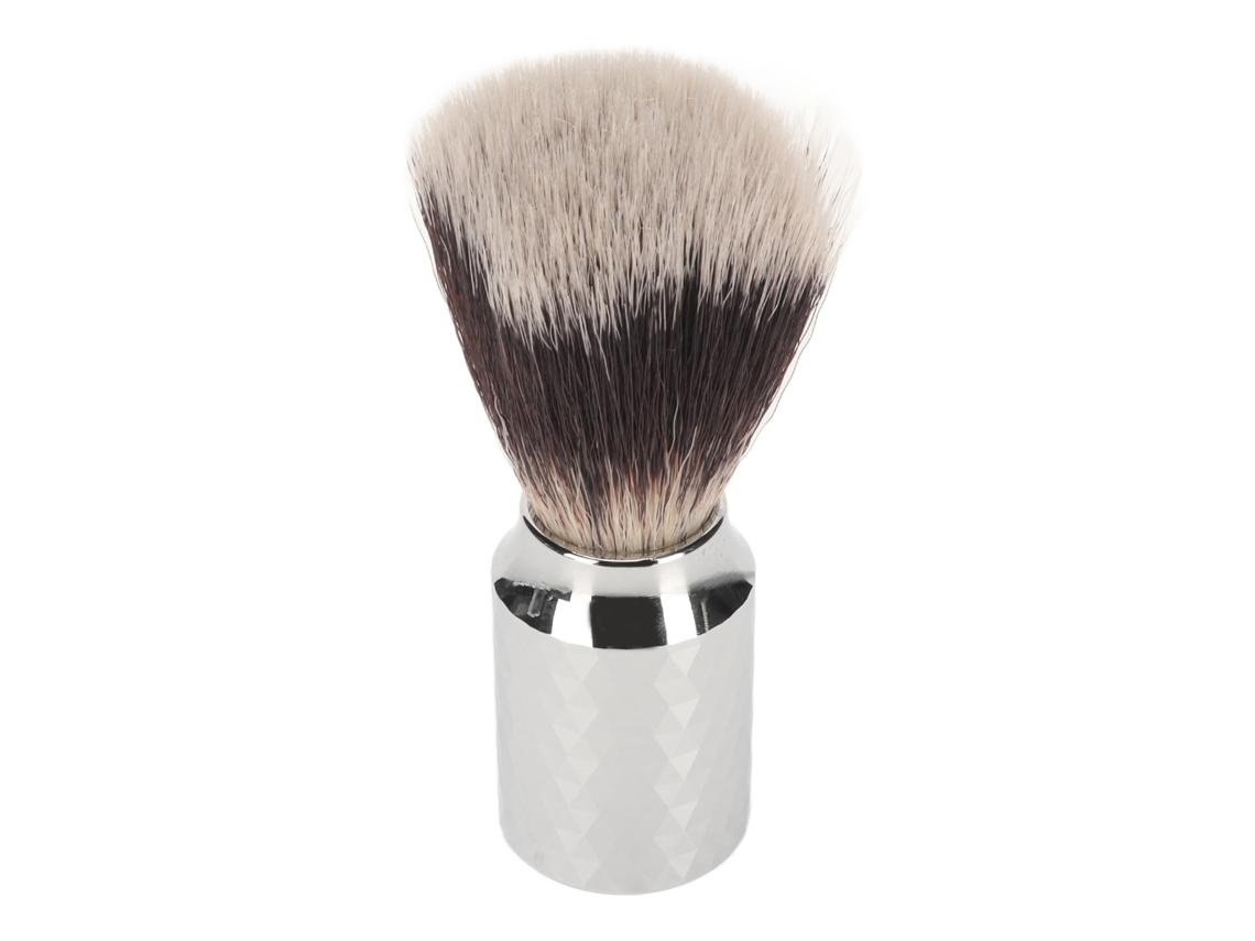 Pincel De Espuma Para Barba De Nylon Com Cabo De Liga, Espuma Rica, Antiderrapante E Ergonômico