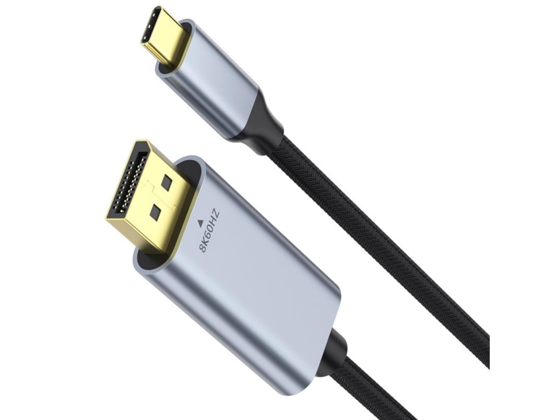 Cabo Conversor Leve Usb c para Dp14 para Conectar Computadores e SFUSHOS