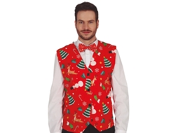 Adereço GUIRMA Colete De Natal Vermelho Adulto