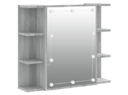 Mirror Cabinet, Mirror Cabinets Vidaxl Cinzeto Madeira Processada (n/a)