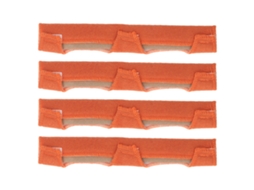 Peças Linha De Suor Para Capacete Lavável Algodão Acessório Para Capacete De Solda Laranja