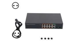Switch Poe 8+2 Portas Full Gigabit LAXISCREED