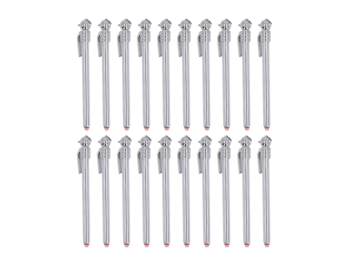 20 Peças Medidor De Pressão De Pneus Tipo Lápis Precisão Alta Portátil 1-7kg 10-100lb