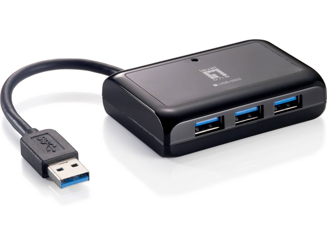 Levelone CTC4USB3 4 Port USB 3.2 Gen 1 Hub With Power Jack User Manual