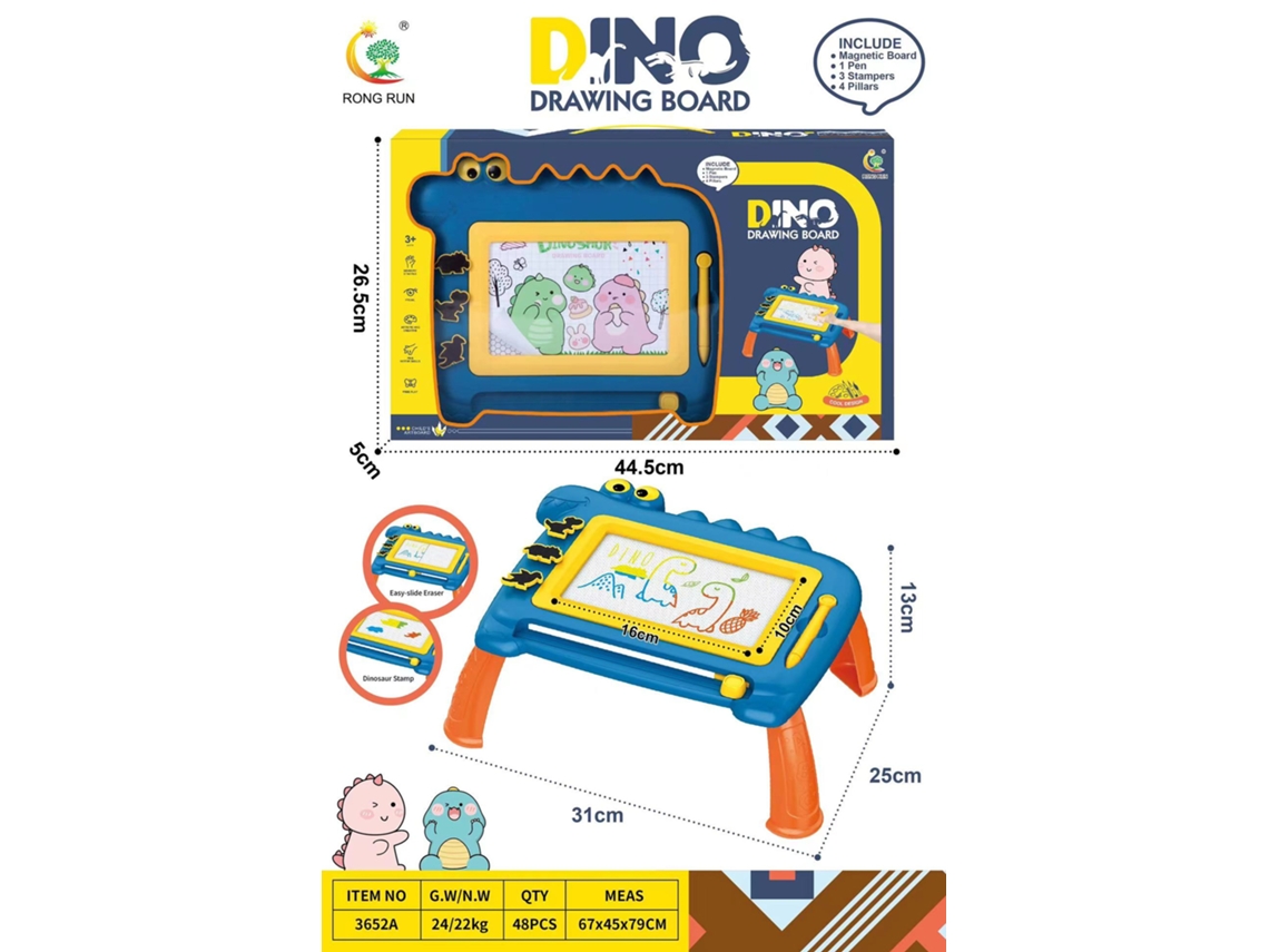 Brinquedos e Presentes Educativos para Meninos e Meninasescrivaninha com Quadro Magnético e Caixa com Janela. CHENNNLS
