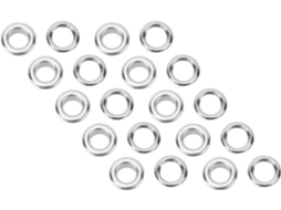 Kit Com 300 Ilhós De Aço Para Artesanato Em Couro em Aço Inox,