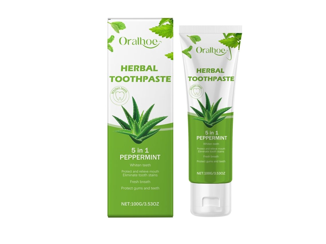 Pasta de Dentes Aloe Vera Remoção Manchas