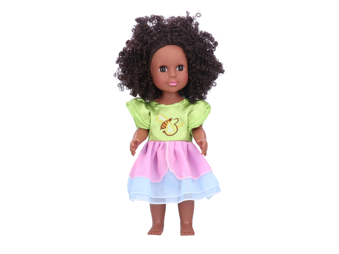Mali boneca Afro Menina Negra Africana Realista 35cm Brinquedo Presente para Crianças