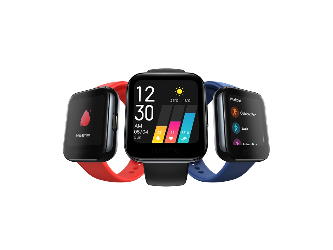 Relógio Smart Realme: Tela 1,4", Ip68, Bt5.0, Monitor Hr/bo