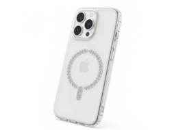 Capa Antiyellow compatível com Magsafe com brilhantes para iPhone 16 Pro Max LA CASA DE LAS CARCASAS