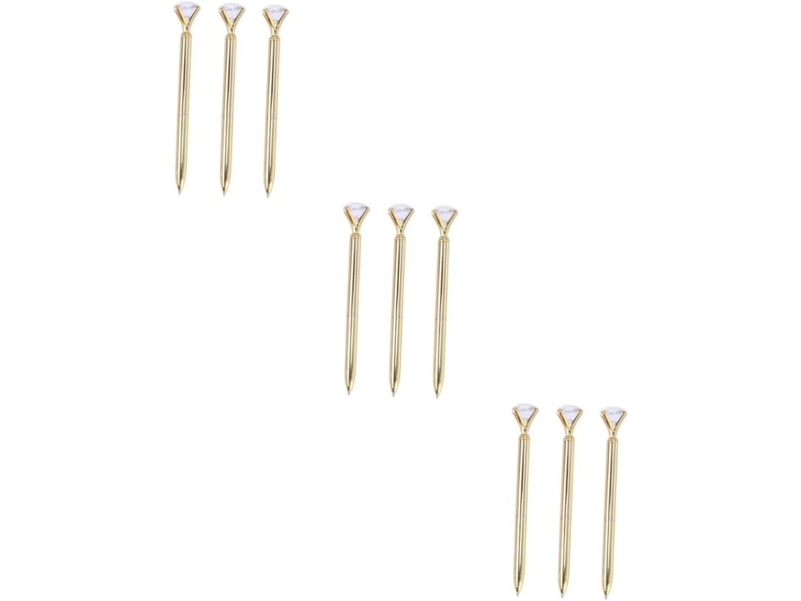 Conjunto De Canetas Esferográficas Lurrose 9 Peças Com Pontas