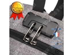 Mochila portátil antifurto 15,6 polegadas à prova dágua com porta de carregamento USB Mochila empresarial para lazer-negócios TECH DISCOUNT