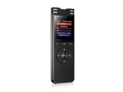 Lurelia Gravador De Voz Digital Com Ativação Por Voz, Redução De Ruído, Reprodução Mp3 Para Reuniões, Palestras, Entrevistas - Branco