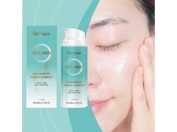 Dew Away Gel Demaquilante, Um Produto 3 Em 1 Que Remove Rímel À Prova D'água, Hidrata E Limpa Profundamente, Natural E Suave Para Peles Sensíveis.