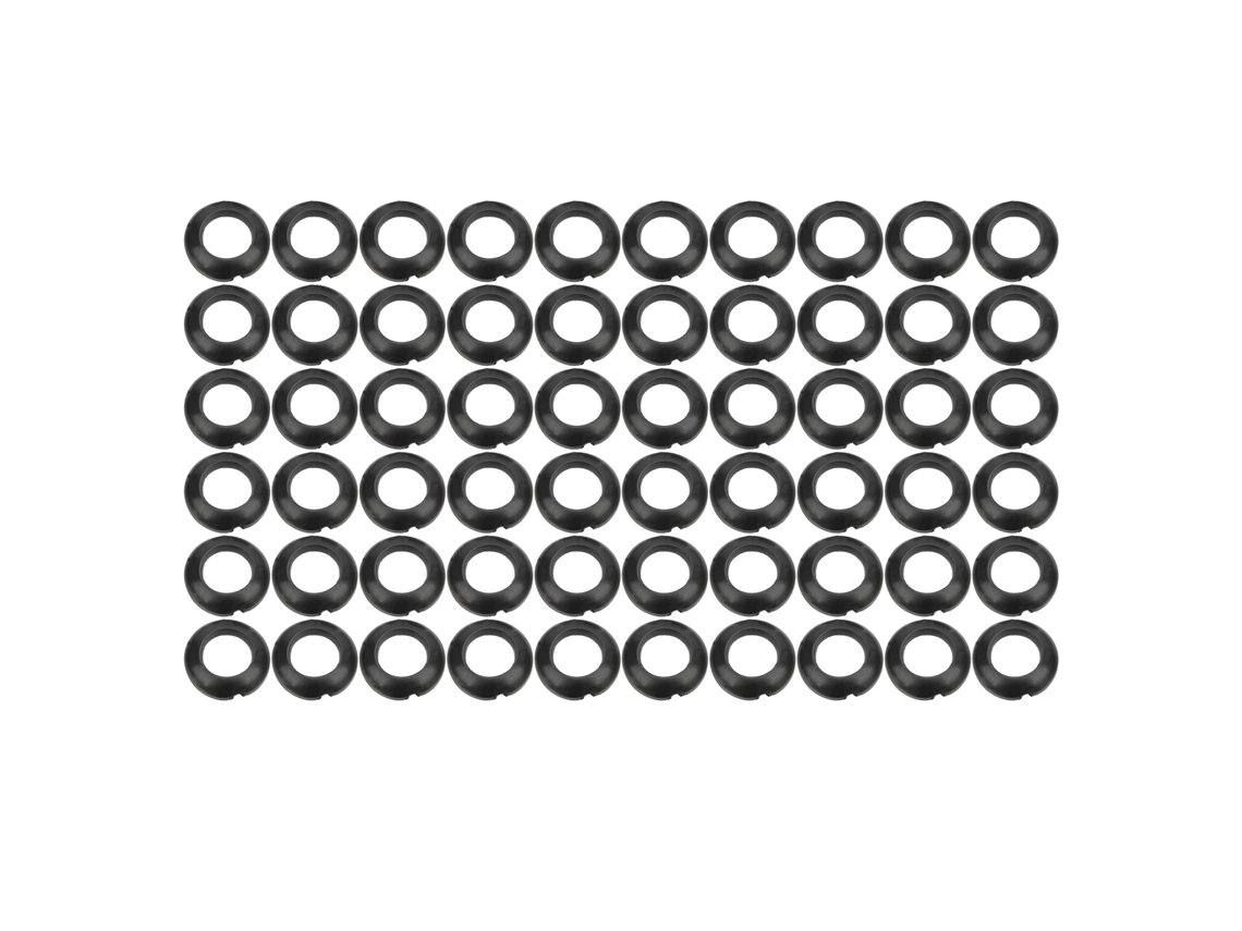 Anel de Enrolamento Elástico de Silicone 8.5mm 60pcs | S/MARCA