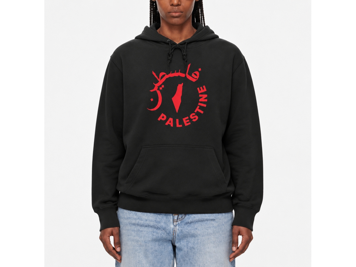 Rockinstone Palestine/falastin Black Hoodie Unique Designer Style