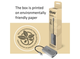 Cac-1510-A 3D Gen1 Type-C para Dual Link Dvi-D Hdcp Versão Off Adaptador S/B Ativo para Monitores Apple Cinema CLUB 3D