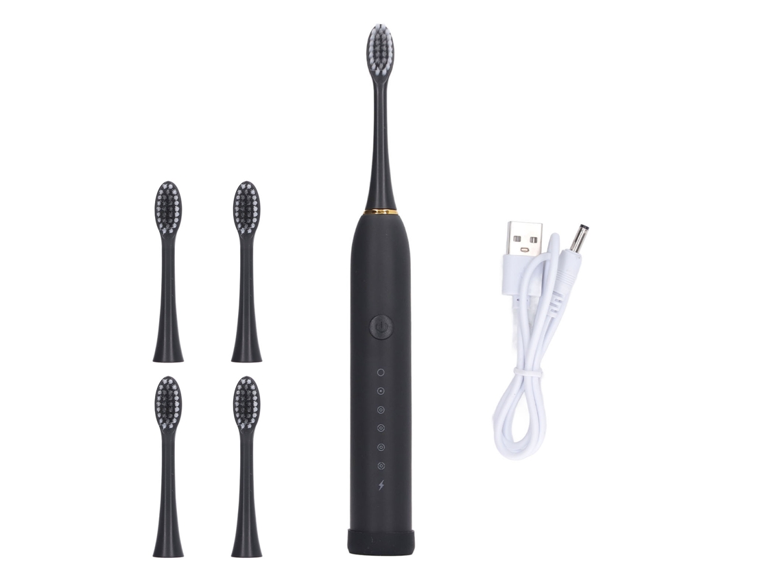 Escova Elétrica LAXISCREED Ipx7 6 Modos 4 Cabeças