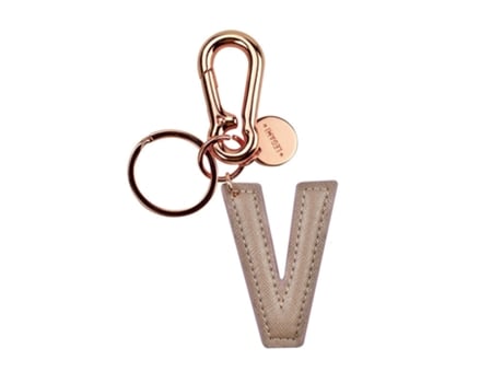 Porta-Chaves Legami Letra V Gold Rose Ink0022