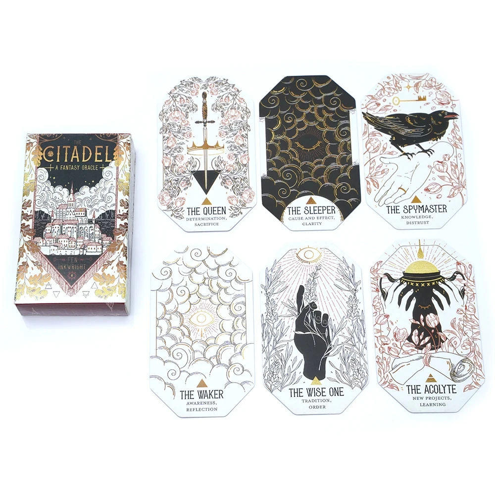 ''o Castelo'': Um Baralho De Tarô Oráculo De Fantasia, Um Jogo Divertido Ideal Para Encontros Familiares, Com Cartas De Oráculo.