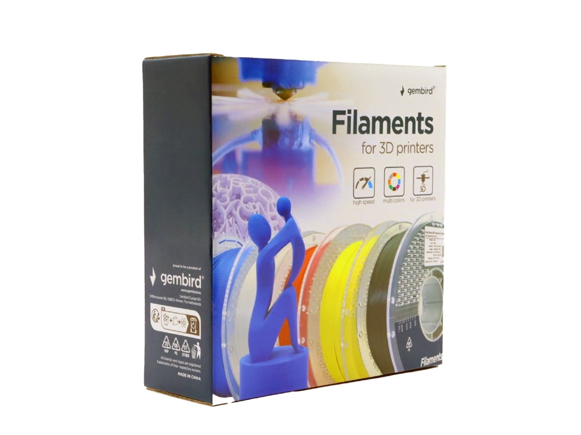 Filamento Abs Para Impressoras 3d, 1,75 Mm, 1 Kg, Branco