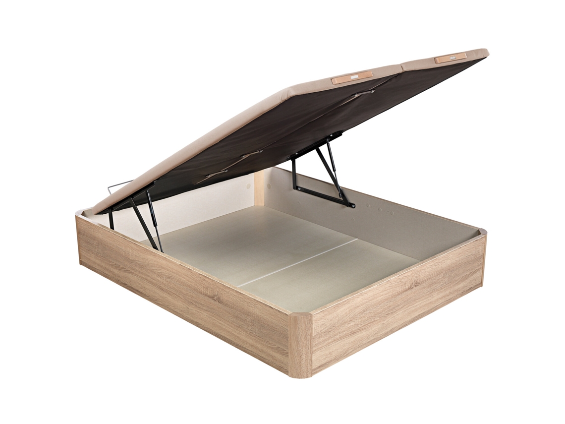 Sommier com Arrumação PIKOLIN Naturbox 2.0 Tampa Dupla - 200x182cm (36 Cm de Altura - Natural)