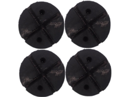 Conjunto De 4 Calços Borracha Para Macaco Hidráulico Elevadores Duas Colunas,proteção Lateral O...