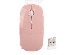 Aetheria mouse Sem Fio Smart Slim Mini Portátil 2.4g com Receptor Usb para Laptop Office Rosa