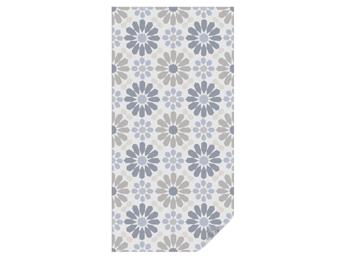 Película Fosca Vidro Mosaico Floral Para O Corredor Espelharte (50x100 Cm)