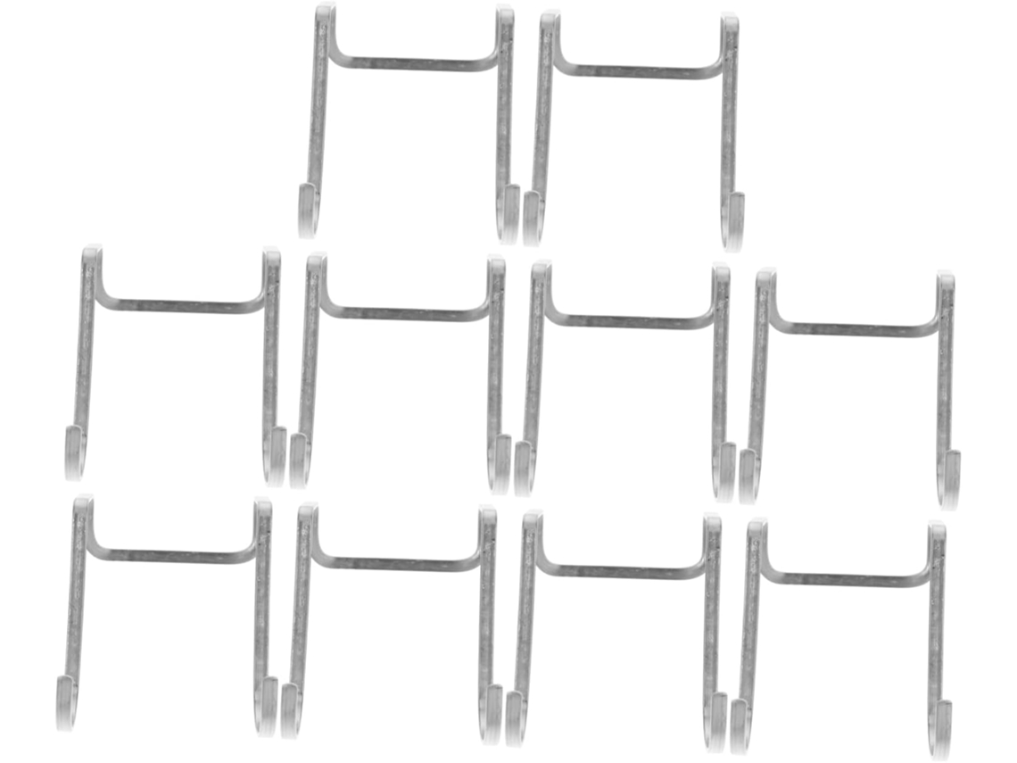 Conjunto De 10 Ganchos Aço Inoxidável Sosoport Para Mesa Cabeceira, Gu