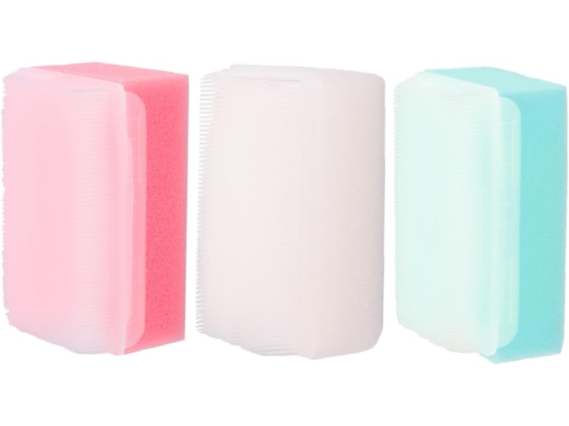 Conjunto De 3 Peças Escova Banho Esponja Healeved Limpeza Para Shampoo, Massageador Capilar Para Adultos E O Corpo