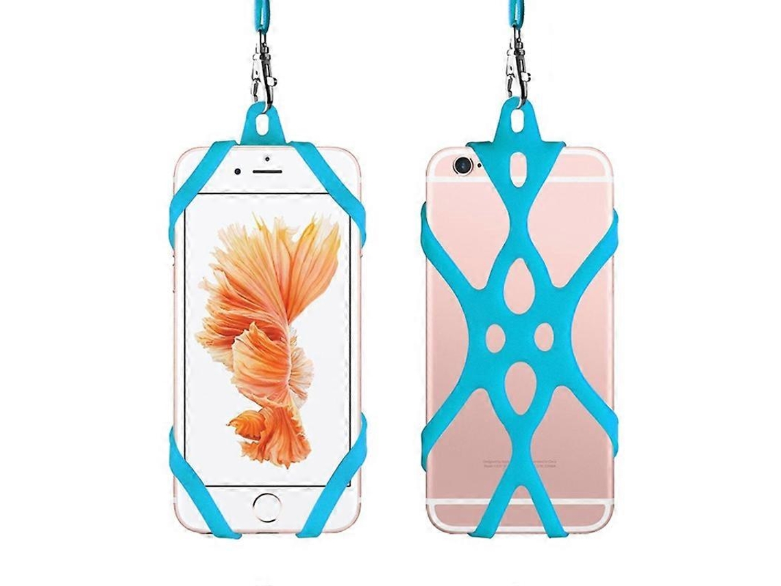 Suporte Universal Para Telefone, Alça De Pescoço De Silicone Compatível Com Smartphones De 4,7 A 6,5 Polegadas