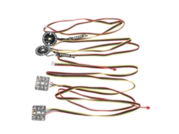 Pretohb R1011 1012 1013 1014 1/10 Peças para Carro Rc Placa de Luz Led Dianteira e Traseira Veículos Modelos Acessórios Sobressalentes 08154 MDUG