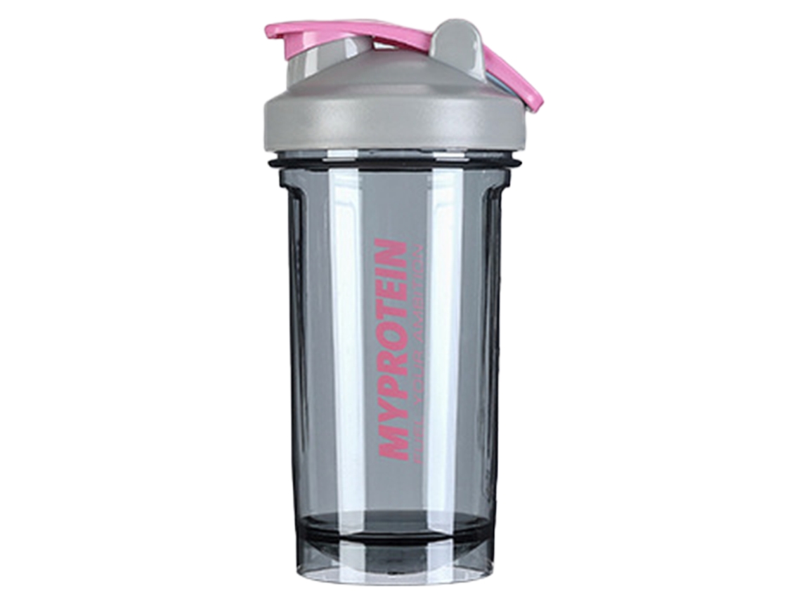 Ferramenta Copo de Proteína em Pó Cor Brilhante Rosa Inspirational Fitness Workout Sports Protein Shaker Bottle Tecnologia Mistura Dupla com S UISAVE