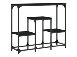 Console Table, Console Tables Vidaxl Preto Madeira Processada (n/a)