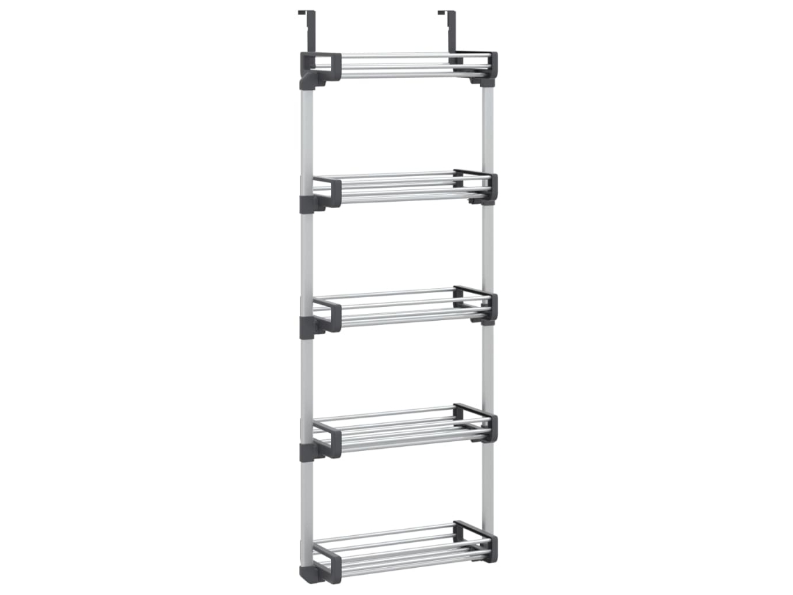 Door Organiser, Door Organisers Vidaxl Prateado Alumínio