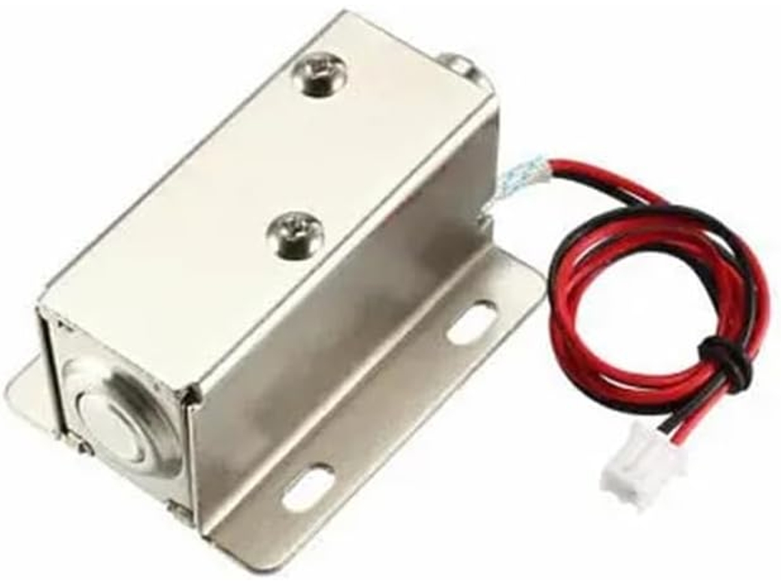 Unidade De Trava Eletromagnética Solenóide 24v Cc, 0, 15a, 9, 3mm Para Fechadura De Porta Elétrica