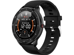 Smartwatch Monitor De Frequência Cardíaca Pressão Arterial Pedômetro Contador De Calorias Controle De Música Cronômetro Fitness Yizhood (preto)