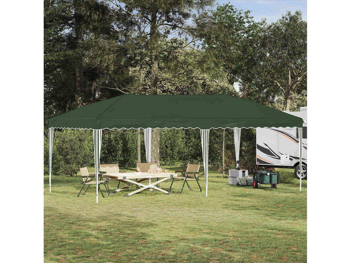 Vidaxl Tenda De Festa Pop-up 575 X 290 X 245 Cm Verde