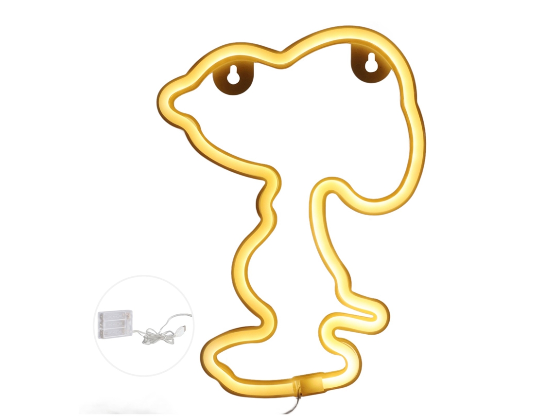 Rebe-luz De Neón Led Em Forma De Cão Para Interiores, Operada Por Bateria E Usb, Ideal Para Festas, Aniversários E Casamentos